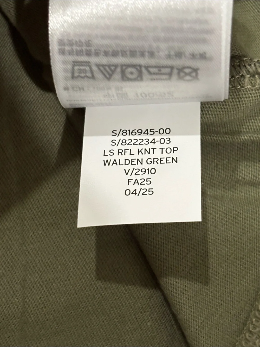 Baby Gap Toddler Girl Green Long Sleeve Shirt 3T